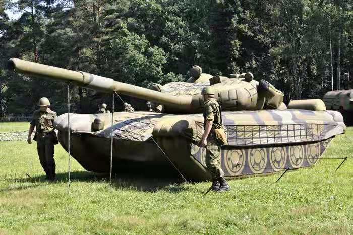 中宁大型军用充气坦克